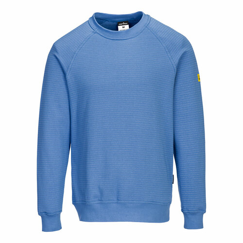 Bluza antystatyczna ESD, kolor hamilton niebieski, rozmiar XXXL 1