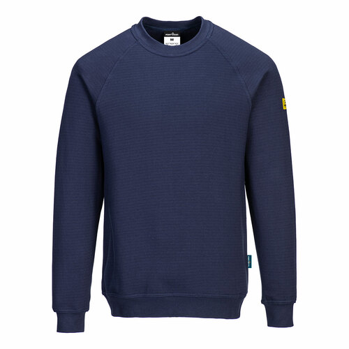Bluza antystatyczna ESD, kolor granatowy, rozmiar L 1