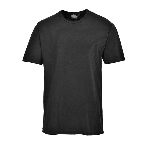 T-shirt z krótkimi rękawami, kolor czarny, rozmiar S 1