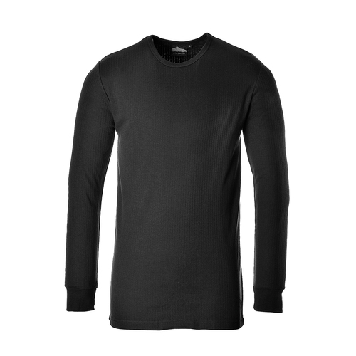 T-Shirt termoaktywny z długimi rękawami, kolor czarny, rozmiar M 1