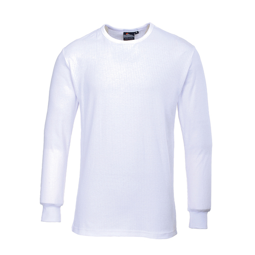 T-Shirt termoaktywny z długimi rękawami, kolor biały, rozmiar XXXL 1