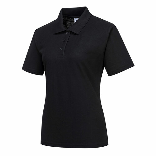 Koszulka damska polo, kolor czarny, rozmiar XL 1
