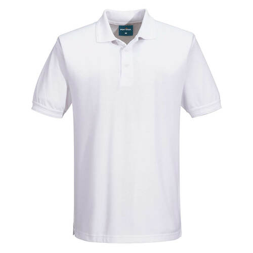 Koszulka polo Naples, kolor biały, rozmiar M 1