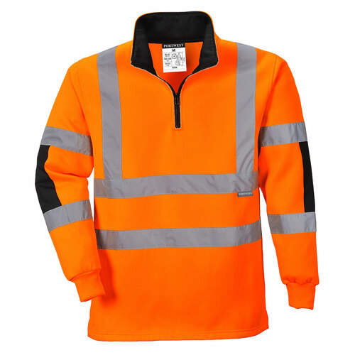 Bluza ostrzegawcza Xenon Rugby, kolor pomarańczowy, rozmiar L 1