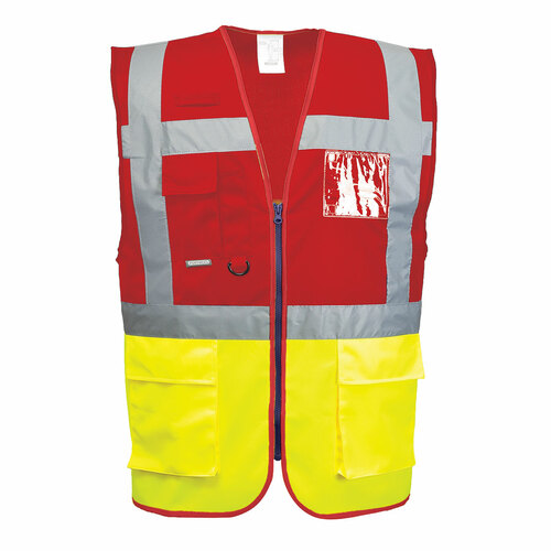 Kamizelka Executive Paris, kolor żółty/czerwony, rozmiar XXXL 1