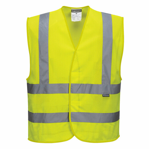 Kamizelka ostrzegawcza siatkowa żółta rozmiar 4XL/5XL Portwest C370YER4X/5X 1