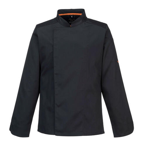Bluza kucharska Stretch Mesh Air Pro, kolor czarny, rozmiar M 1
