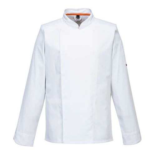 Bluza kucharska Stretch Mesh Air Pro, kolor biały, rozmiar XL 1