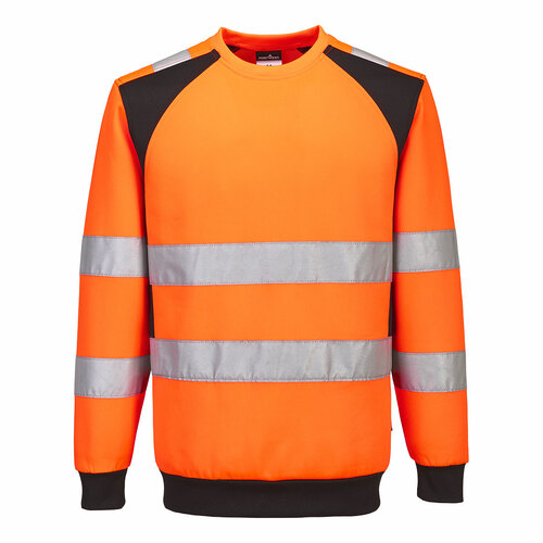Sweter ostrzegawczy WX2 Eco, kolor pomarańczowy/czarny, rozmiar 5XL 1