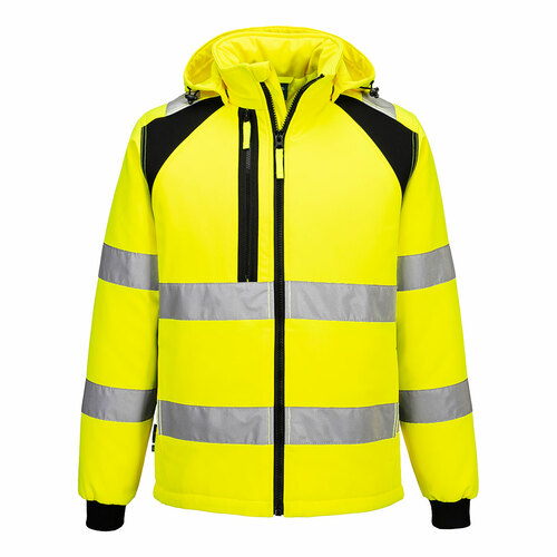 Softshell ocieplany WX2 (2L), kolor żółty/czarny, rozmiar L 1