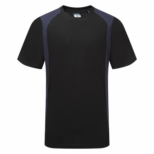 WX2 T-Shirt S/S, kolor czarny/niebieski, rozmiar XXL 1