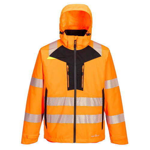 Kurtka ostrzegawcza DX4 4 w 1, kolor pomarańczowy/czarny, rozmiar XXXL 1
