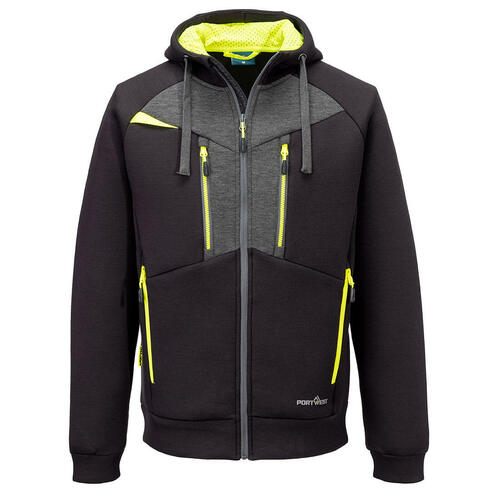 Bluza z kapturem DX4, kolor czarny, rozmiar XXL 1