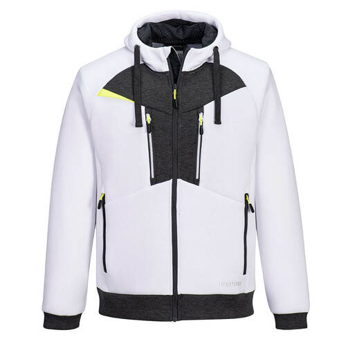 Bluza z kapturem DX4, kolor biały, rozmiar XXXL 1