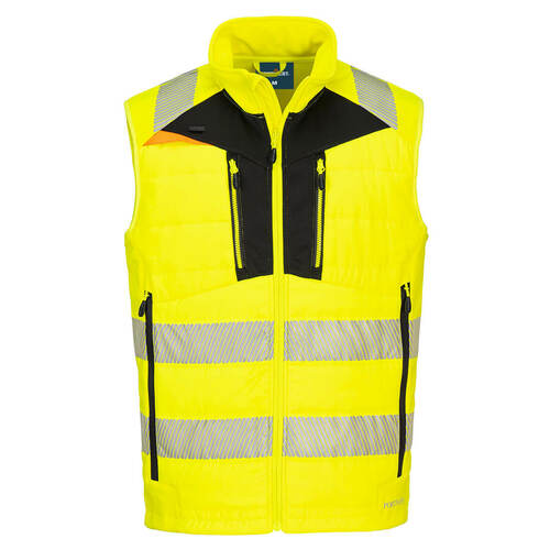 Kamizelka softshell DX4 Hi-Vis, kolor żółty/czarny, rozmiar 4XL 1
