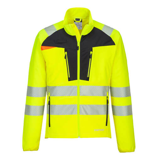 Bluza ostrzegawcza DX4, kolor żółty/czarny, rozmiar M 1