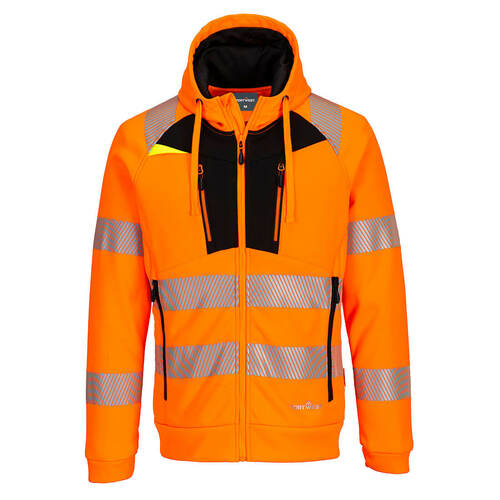 Bluza ostrzegawcza PW3 z kapturem, kolor pomarańczowy/czarny, rozmiar XXXL 1