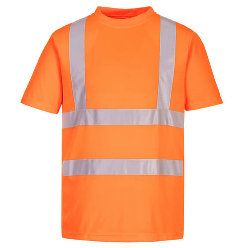 T-Shirt ostrzegawczy Eco (6 sztuk), kolor pomarańczowy, rozmiar M 1