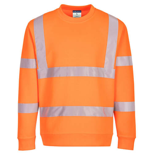 Sweter ostrzegawczy Eco, kolor pomarańczowy, rozmiar L 1