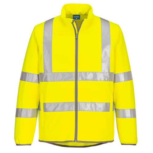Softshell ostrzegawczy ECO 2L, kolor żółty, rozmiar M 1