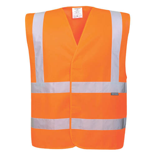 Kamizelka ostrzegawcza Eco pakiet 10szt. pomarańczowa rozmiar 4XL/5XL Portwest EC76ORR4X/5X 1