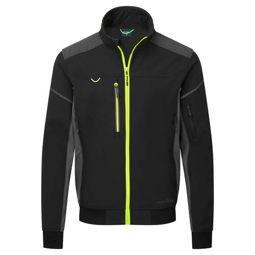 Kurtka Softshell EV4 Bomber (3L), kolor czarny, rozmiar M 1