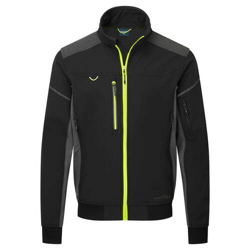 Kurtka Softshell EV4 Bomber (3L), kolor czarny tall, rozmiar L 1