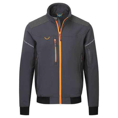 Kurtka Softshell EV4 Bomber (3L), kolor szary, rozmiar M 1