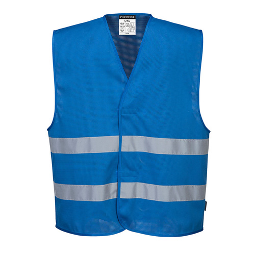 Kamizelka siatkowa MeshAir Iona niebieska rozmiar XXL/3XL Portwest F374RBRXX/3X 1