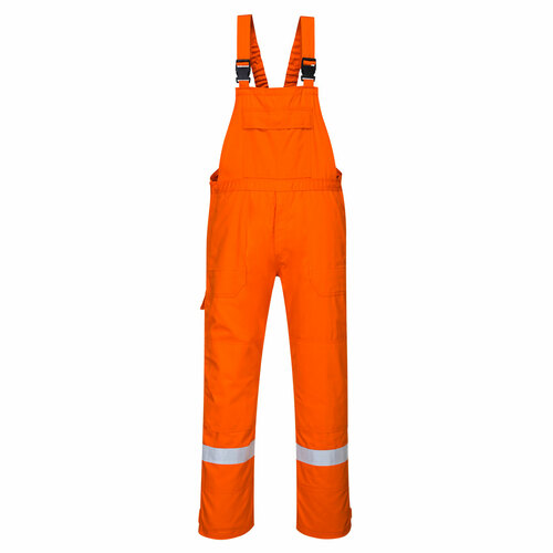 Ogrodniczki Bizflame Work, kolor pomarańczowy, rozmiar 4XL 1