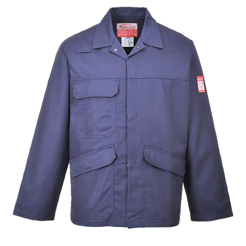 Trudnopalna i antystatyczna bluza Bizflame Work, kolor granatowy, rozmiar XXXL 1