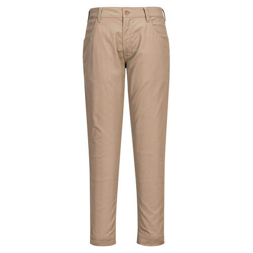 Spodnie robocze trudnopalne Bizflame 88/12 Stretch, kolor khaki, rozmiar 36 1