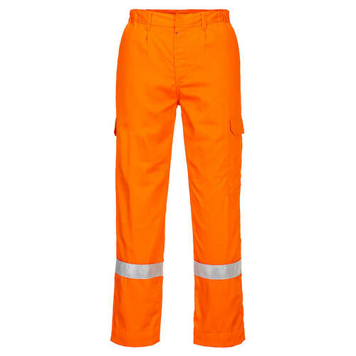 Lekkie spodnie trudnopalne i antystatyczne, kolor pomarańczowy, rozmiar XXXL 1
