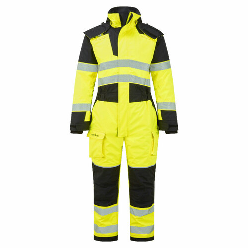 Kombinezon zimowy PW3 Modaflame Rain+ Hi-Vis Multi-Norm FR, kolor żółty/czarny, rozmiar XL 1