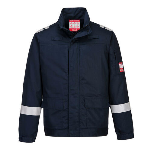Lekka bluza trudnopalna Bizflame Work Stretch, kolor granatowy, rozmiar M 1