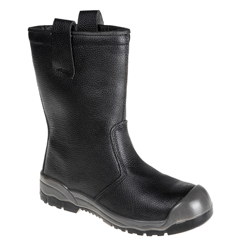 Skórzane buty Steel Action S1P SR, kolor czarny, rozmiar 44 1