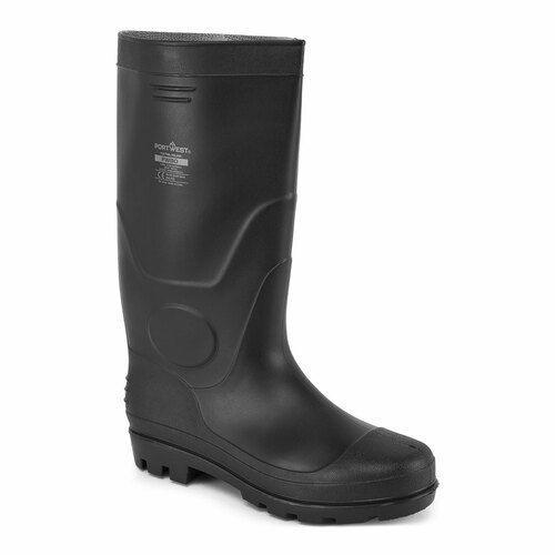 Kalosze robocze z PVC klasa 04, kolor czarny, rozmiar 36 1