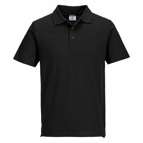 Lekka koszulka Polo z dżerseju - 48 sztuk, kolor czarny, rozmiar 4XL 1