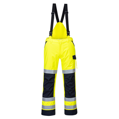 Ogrodniczki Modaflame Multi Norm Arc, kolor żółty/granatowy, rozmiar XXL 1