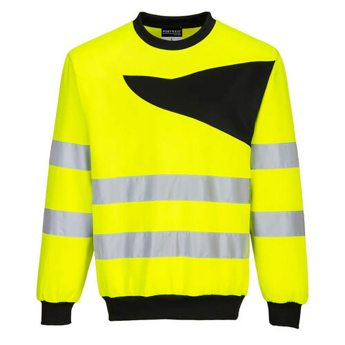 Bluza ostrzegawcza PW2, kolor żółty/czarny, rozmiar XXL 1