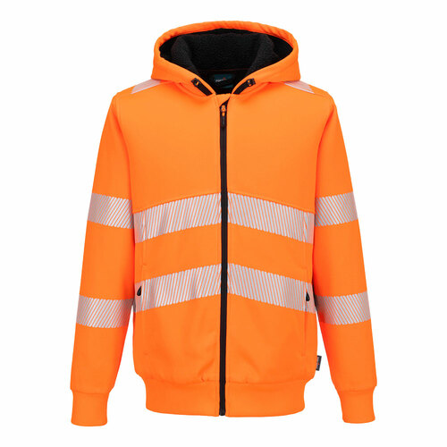 PW321 Bluza zimowa ostrzegawcza, zapinana na zamek błyskawiczny, kolor pomarańczowy, rozmiar M 1