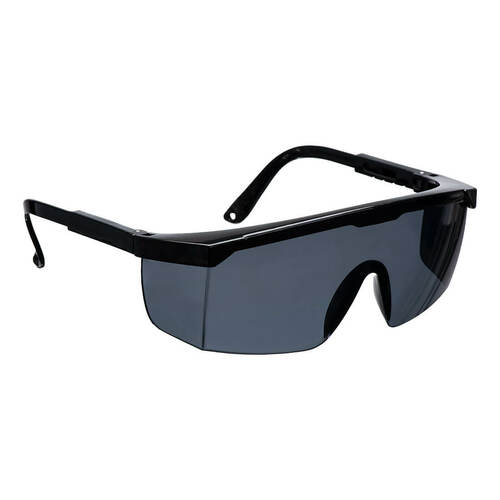 Klasyczne okulary ochronne, kolor ciemny/czarn/pom 1