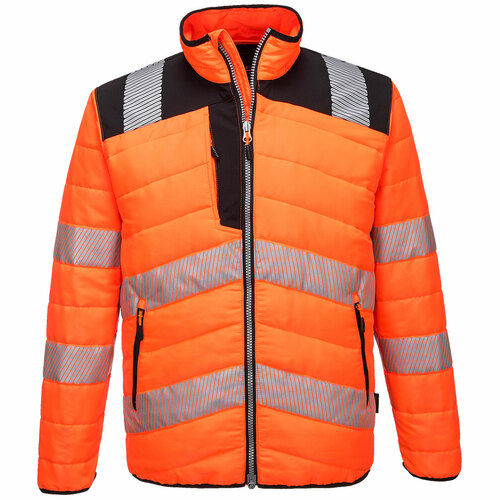 Kurtka ostrzegawcza PW3 Baffle, kolor pomarańczowy/czarny, rozmiar 4XL 1