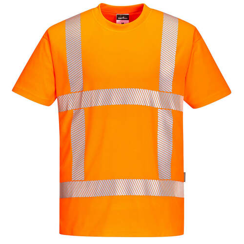 T-Shirt ostrzegawczy RWS, kolor pomarańczowy, rozmiar XL 1