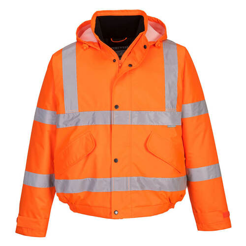 Kurtka ostrzegawcza Bomber, kolor pomarańczowy, rozmiar XXXL 1