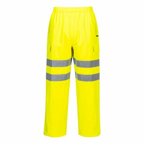 Ostrzegawcze spodnie wodoodporne Extreme Rain (3L), kolor żółty, rozmiar S 1