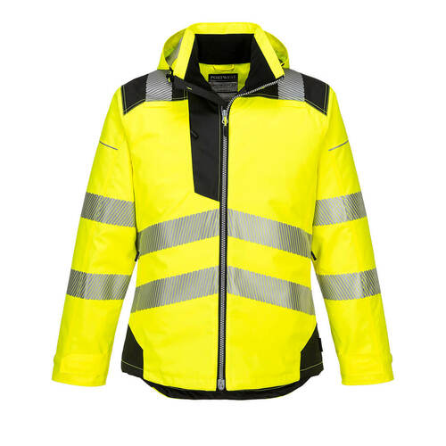 Kurtka ostrzegawcza zimowa PW3, kolor żółty/czarny, rozmiar 6XL 1