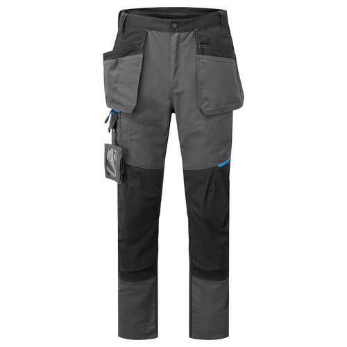 Spodnie robocze z kaburami WX3 Slim Fit, kolor szary, rozmiar 33 1