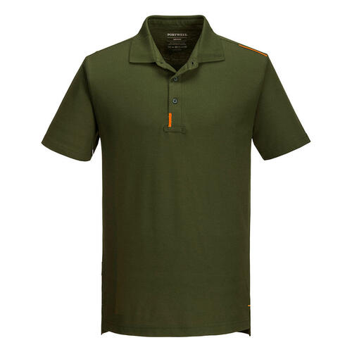 Koszulka polo WX3, kolor oliwkowy, rozmiar L 1