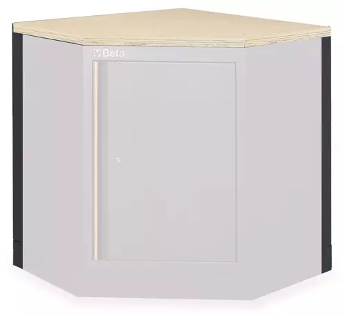 Moduł do rozbudowy zestaw narożny niski z drewnianym blatem system C45PRO Beta C45PRO2.0/CAI/KEPW 1